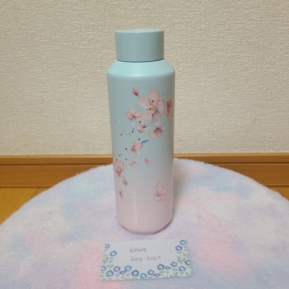 Water Bottle // Starbucks Japan 2025 Sakura Brand New - Picture 1 of 7